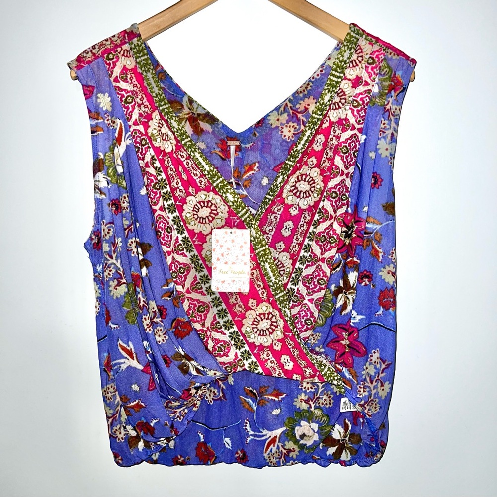 FREE PEOPLE - Sleeveless Blouse. Lavender. NWT